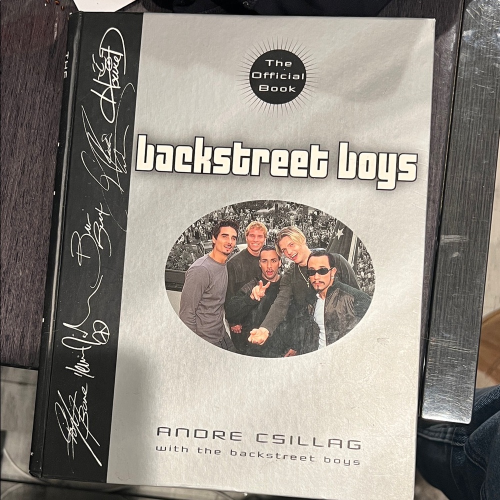Backstreet Boys Black and Gray Binder